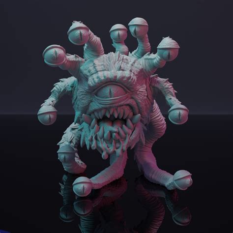 Миниатюра "Бехолдер" (Beholder) ДнД DnD Pathfinder НРИ высота 38мм ...