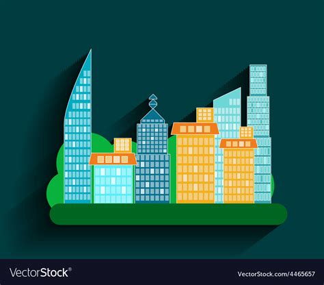 City Royalty Free Vector Image - VectorStock