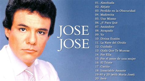 Jose Jose Grandes Exitos Baladas Romanticas Mix YouTube