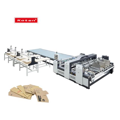 Automatic Double Piece Carton Machine Automatic Folding Carton Box