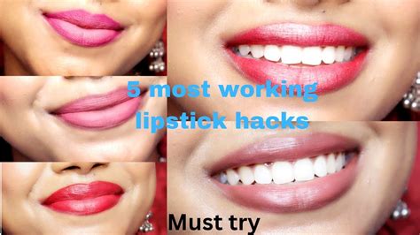 I Tried 5 Different Viral Lipstick Hacks Viral Makeup Hacks Most