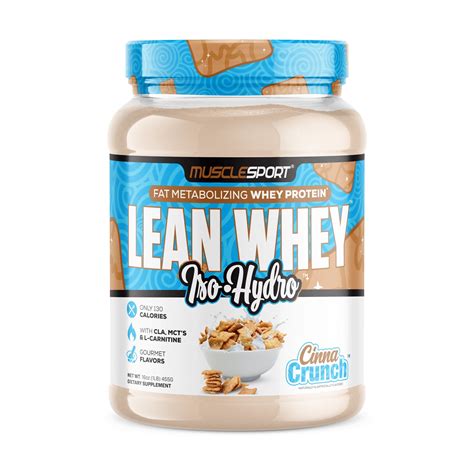 Musclesport Lean Whey Revolution™ Protein Powder - Whey Isolate - Low
