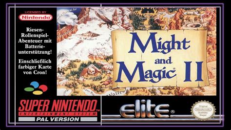 Snes Super Side Quest Game Might And Magic Ii Gates To