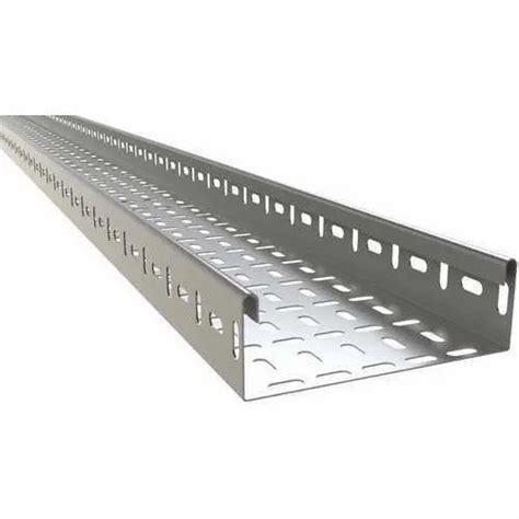 Galvanized Coating Mild Steel Perforated Cable Tray Size 50mm