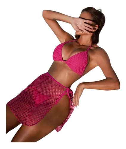 Biqu Ni Bikini Conjunto Rede Saia Alcinha La O Ag Parcelamento Sem Juros