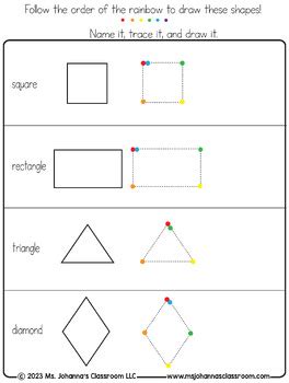 Drawing Activity, Animals with Shapes, Step by Step Digital Resource