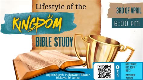 Bible Study Rd Of April Logos Church Sis Dhivya Ebenezer