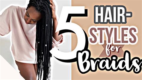 5 Braids Hairstyles I Ashley Forsson YouTube