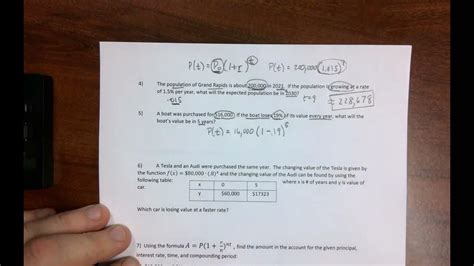 Algebra 2b Unit 6 Test Review Part 1 Youtube