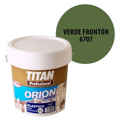 Pintura Plastica Titan Fachadas F Verde Fronton A Soutelana