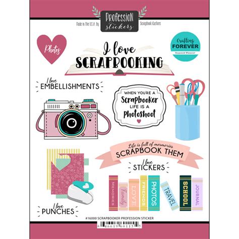 Scrapbook Customs Scrapbooking Sticker