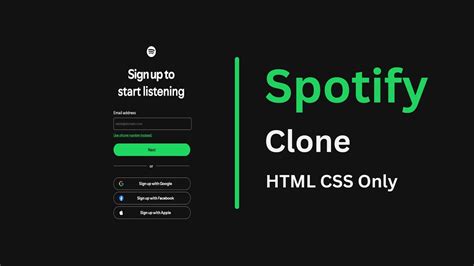 Can You Really Create A Spotify Clone With Just HTML And CSS YouTube