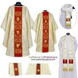 Metallic Gold St Philip Neri Vestment St Philip Neri Chasuble Low