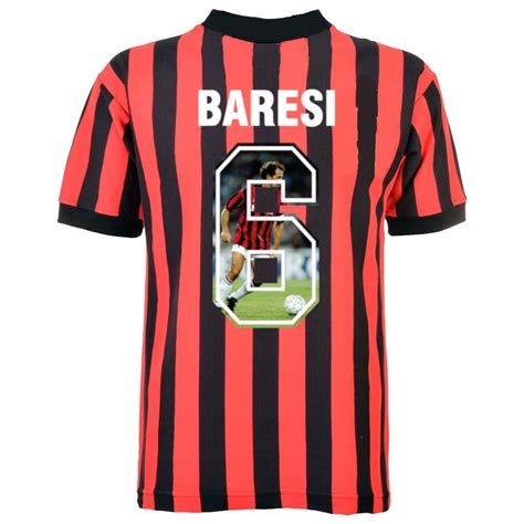 Ac Mailand Retro Fussball Trikot Baresi Photo Style