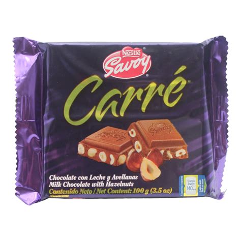 Nestle Savoy Carr Chocolate Leche Y Avellanas Oz Caja