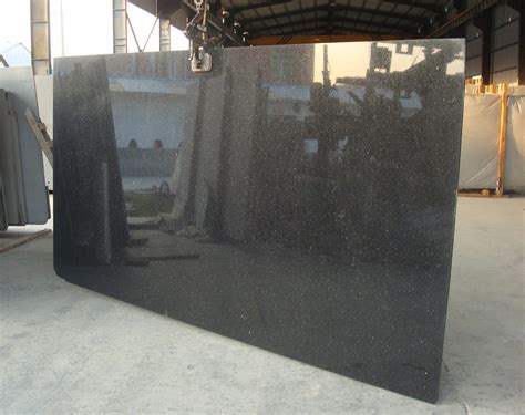 Granite Slabs | Stone Slabs - Polished Black Galaxy Granite Slabs ...