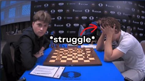 When Magnus Carlsen Struggle Vs Vincent Keymer YouTube