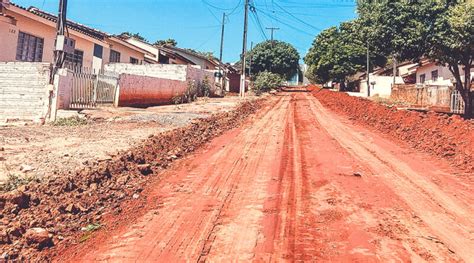 Em Parceria O Estado S O Tom Inicia Obra De Pavimenta O