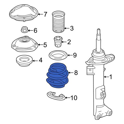 Mercedes-Benz OE 2043240604 - Rear Coil Spring