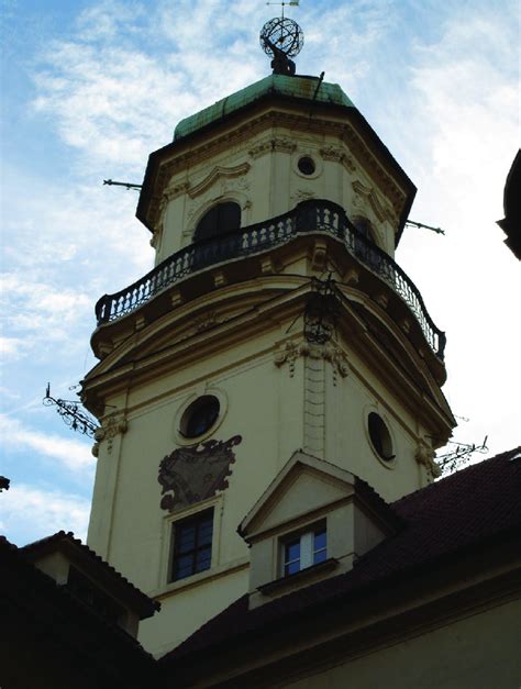 The Astronomical Tower Of The Clementinum In Prague 1722 To 1725 With