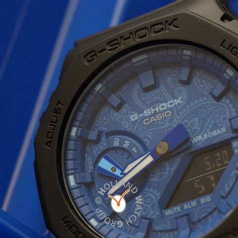 G Shock Classic Style Ga Bp Aer Carbon Core Blue Paisley Rel Gio