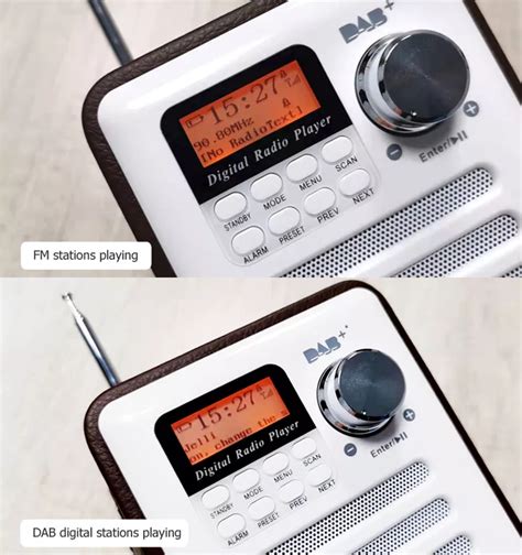 Digital Dab Dab Radio Receiver Hd Fm Radio Stereo Speaker Broader Range Dab Speaker With Vhf