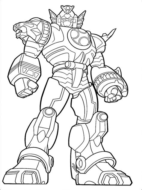 Power Rangers Megazord Coloring Pages at GetColorings.com | Free ...