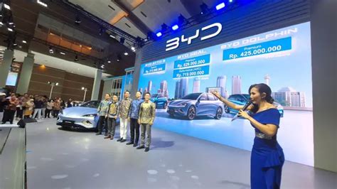 BYD Resmi Umumkan Harga 3 Mobil Listriknya Di Indonesia Paling Murah