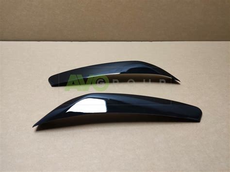 Headlight Eyelids For Opel Vauxhall Signum Vectra C 2002 2005 Abs Gloss Ebay