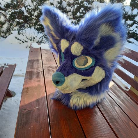 Premade Shiba Fursuit Head Etsy Canada