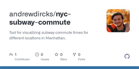 Github Andrewdircks Nyc Subway Commute Tool For Visualizing Subway Commute Times For