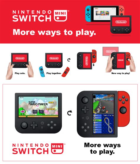 My adaptable Nintendo Switch Mini concept with 5" screen : r/NintendoSwitch