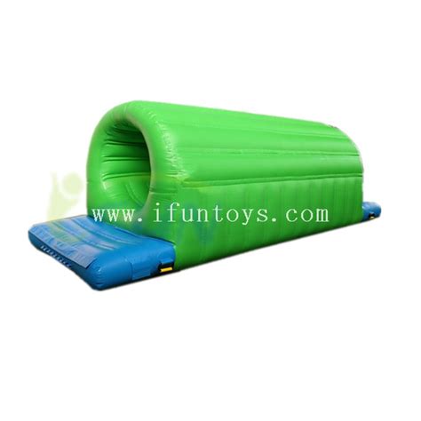 PVC Air Sealed Inflatable Water Obstacle Courses Floating Water Tunnel