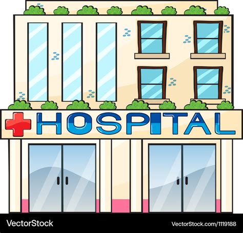 Hospital Royalty Free Vector Image Vectorstock