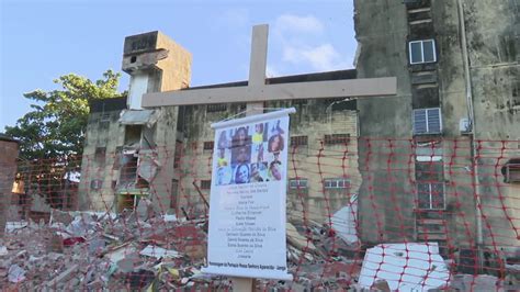 Homenagens e missa marcam uma semana do desabamento de prédio que matou