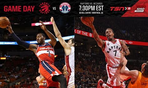 Game Day Raptors Vs Wizards NBA