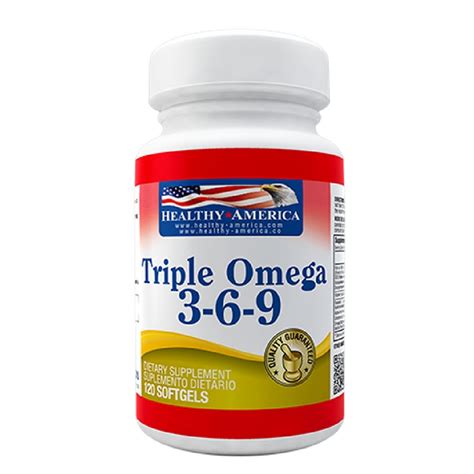 Triple Omega 3 6 9 120 Softgel Healthy America