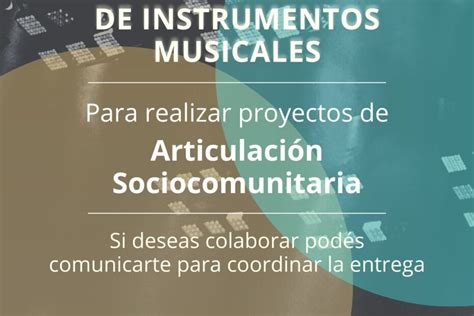 Cátedra Libre Musicoterapia Clm Campaña De Donación De Instrumentos