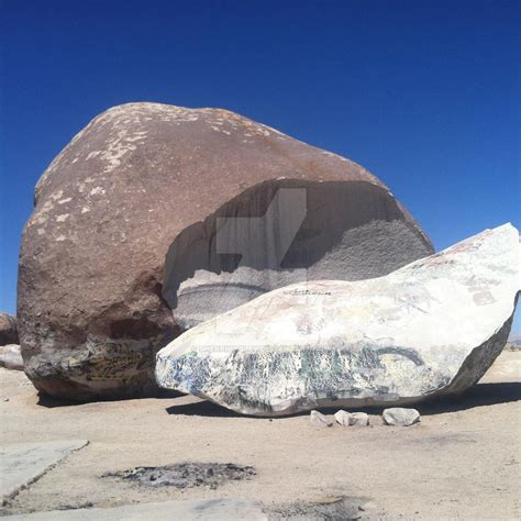 Giant Rock - Split in half by sherrihasley on DeviantArt