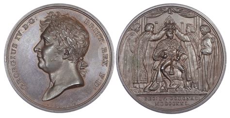 George IV, Coronation 1821, AE medal | Baldwin's