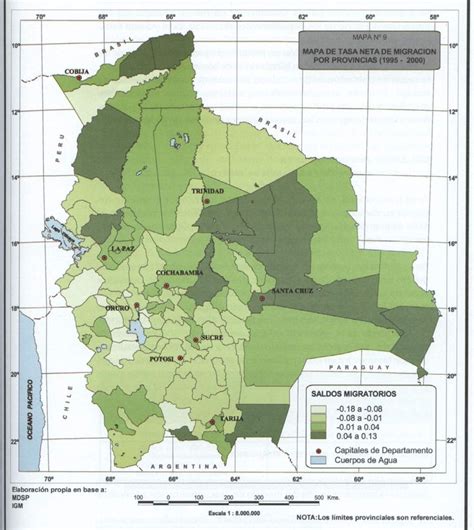 A Map Showing The Location Of Several Different Areas In Mexico