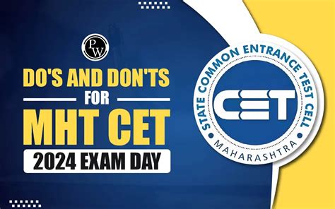 Do S And Don Ts For MHT CET 2024 Exam Day Exam Day Guidelines