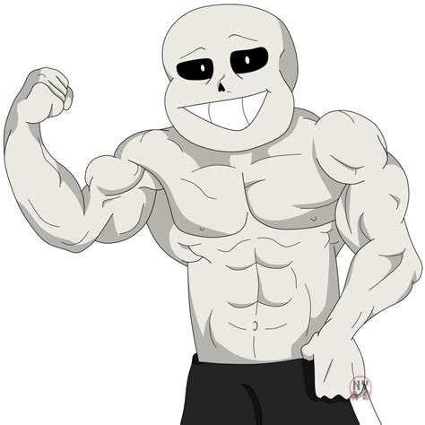 Buff Sans by NoteYuuta on DeviantArt