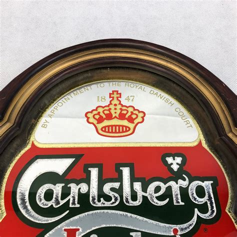 Vintage Carlsberg Light Framed Wall Hanging Retro Etsy