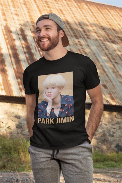 BTS PARK JIMIN Portrait Tshirt For Men And Women Meltmoon