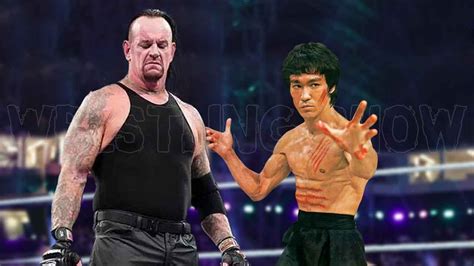 Undertaker Vs Bruce Lee Match Wrestling Show Youtube