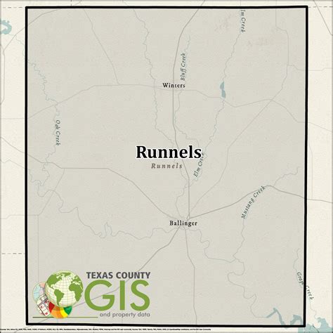 Runnels County, TX | GIS Shapefile & Property Data