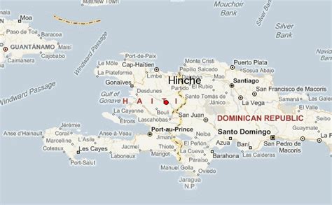 Hinche Haiti Map