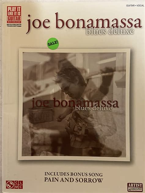 Joe Bonamassa Blues Deluxe Guitar Tab Tablature Book Reverb