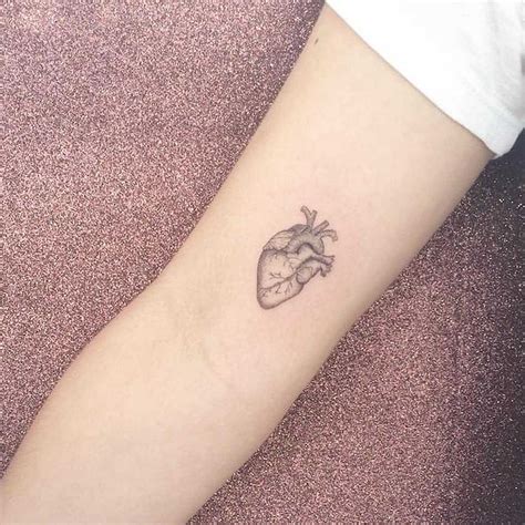 Anatomically Correct Heart With Flowers Tattoo Best Flower Site